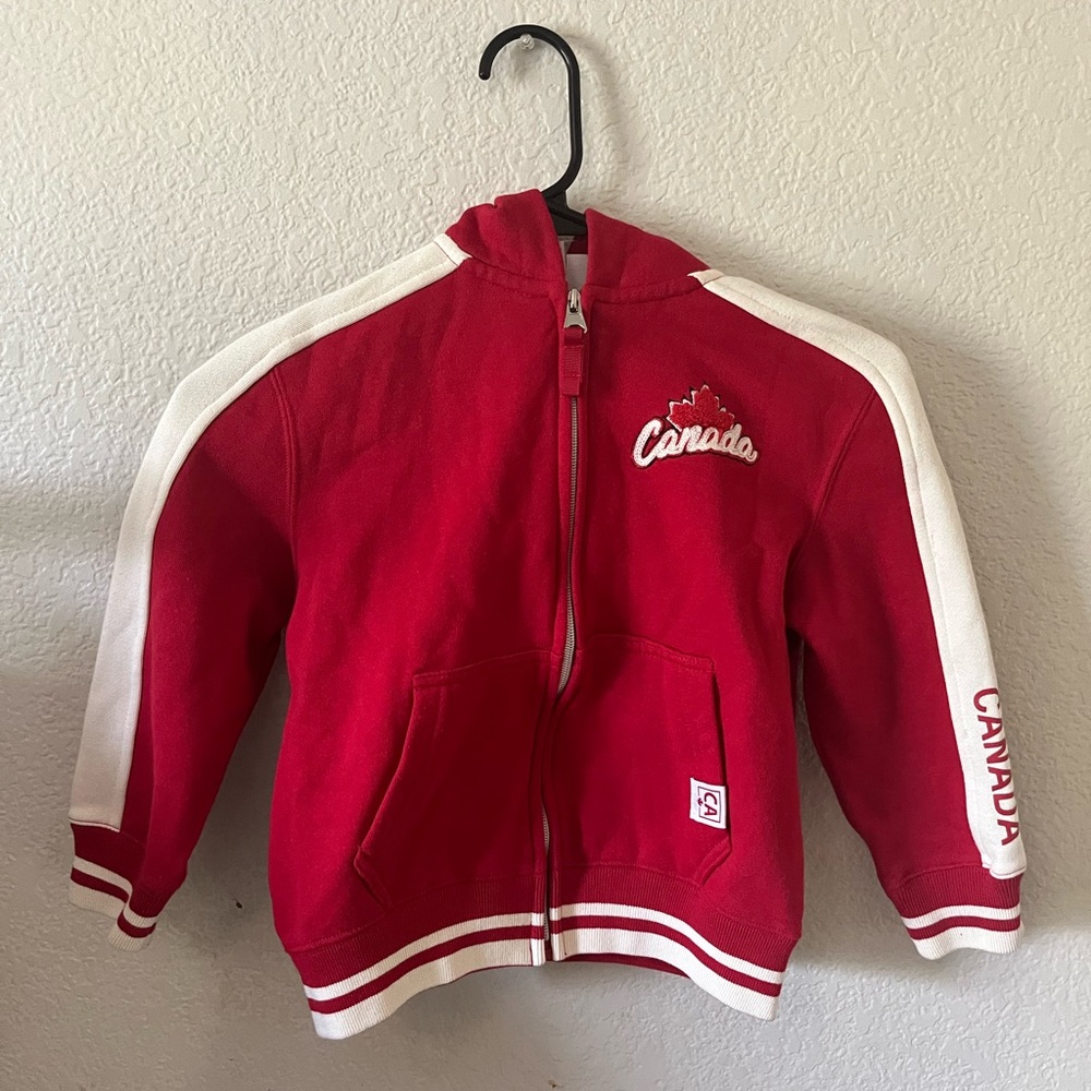 Canada Goose Red and White Kids Jacket